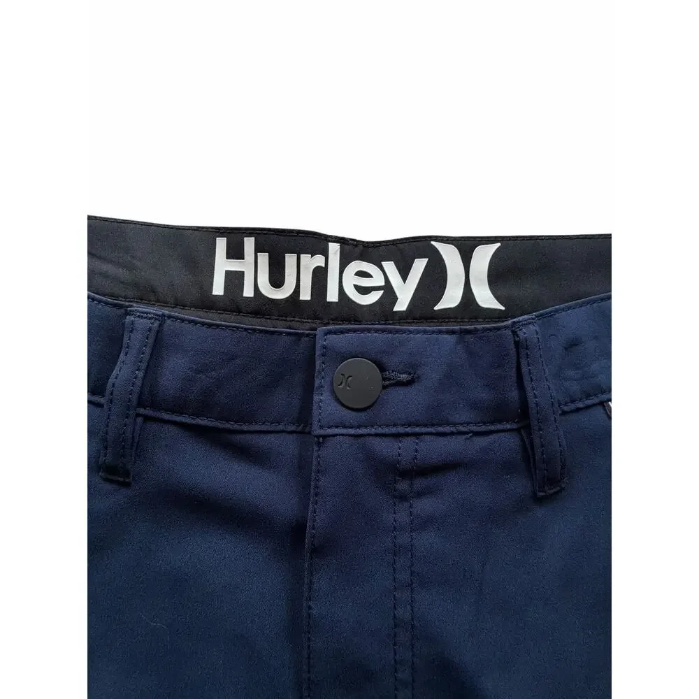*SOLD* NWT Hurley Navy Hybrid Walk Shorts Water Repellent Size 33 Beach Surf_4